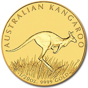 2008 Australian Kangaroos - 1 / 20 OZ GOLD COIN-image