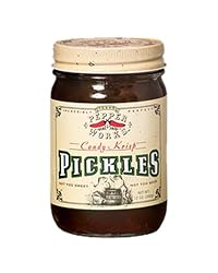Texas Pepper Works Candy-Krisp Pickles, Not Too Hot, Not Too Sour, 12-Ounce Jars (Pack of 3)