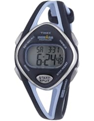 Timex Womens T5K038 Ironman Sleek 50-Lap Navy Resin Strap Watch