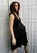 Pretty Pushers 100% Cotton Disposable Labor & Delivery Gown (Plus size 18-26 Pre-Pregnancy, Black)