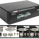 Electronics : StarTech.com 2 Port DVI + USB KVM Switch with Audio