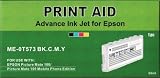 2 X color ink cartridges compatible epson t0573 (t573)