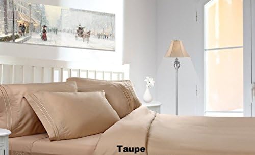 Split King 5PC Custom Sheet Set TAUPE