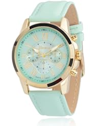 GP by Brinley Co. Womens Faux Leather Chronograph Watch