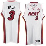 Dwyane Wade Jersey: adidas White Swingman #3 Miami Heat Jersey