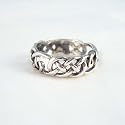 Sterling Silver Celtic Knot Band Ring