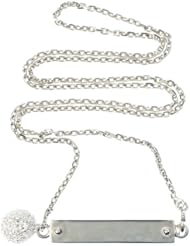 LizAnn&Co Bracelet/pendant In Silver Chic Style With Strass