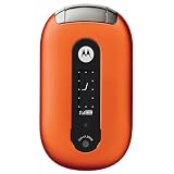 Motorola PEBL U6 Pumpkin Orange Phone (Unlocked Intl. Version) no U.S. Warranty