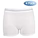 Washable Mesh Pants 4 Pack Postpartum Underwear Hospital Provide for Surgical Recovery,Incontinence, Maternity (S/M(12-38 in))