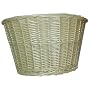 Sunlite Natural Willow Front Bicycle Basket, 14" x 10" x 8.5"