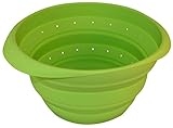 Better Houseware Collapsible Colander, Lime Green