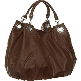 Large ''Brianna'' Bucket Bag By Vitalio - Black, Brown or Red