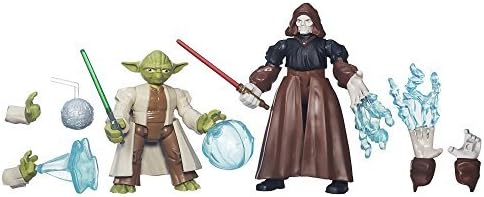 Awakening of Star Wars hero Smasher's Action Figure 2 Pack Yoda VS Emperor Palpatine / STAR WARS 2015 HERO MASHERS 2PACK YODA VS EMPEROR PALPATINE [parallel import goods] latest movie episode 7 Force