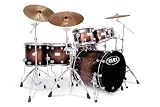 Mapex Saturn Series - Plus Bass Fusion Pop 22, 7-Piece Shell Pack, Rootbeer Sparkle Burst