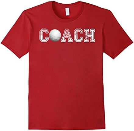 Men's Volley Ball Coach T-Shirt End of Season Team Gift Tee Shirt XL Cranberry