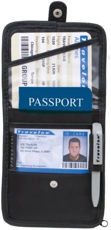 Travelon ID and Boarding Pass Holder with Snap