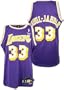 Kareem Abdul-Jabbar Reebok Throwback Swingman Los Angeles Lakers Jersey