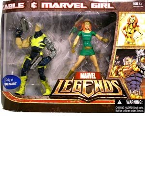 Cable & Marvel Girl Action Figure 2-Pack