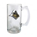 Purdue Boilermakers Beer Mug: 13 oz Glass Tankard