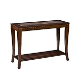 IMAGE OF Southern Enterprises, Inc Cambria Brown Cherry Slate Sofa Table