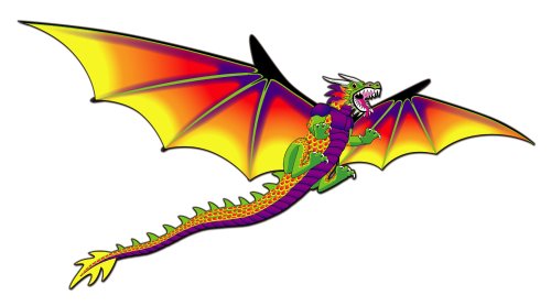 Childrens Toyshop  Toys : CloudPleasers¿ Nylon Kite: Air Inflated Dragon by X-Kites
