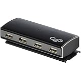 C2G/Cables To Go 29509 7-Port USB 2.0 Aluminum Hub For Chromebooks, Laptops, and Desktops