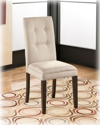 Set of Two Upholstered Dining Chairs