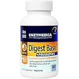 Enzymedica - Digest Basic + Probiotics, Essential Digestive Enzymes with Probiotics, 90 Capsules FFP