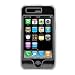 Transparent smoke Crystal Snap-on Cover Case for Apple 2nd Generation Iphone 3G Smartphone