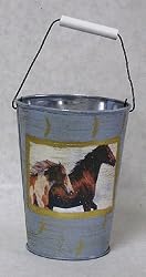 Horse Tin Bucket