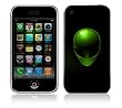Alien X-File Decorative Skin Cover Decal Sticker for Apple 2G iPhone (1st Gen)