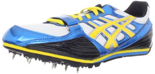 ASICS Turbo Jump Running Shoe,Jet Blue/Yellow/Black,5 M US On Sale