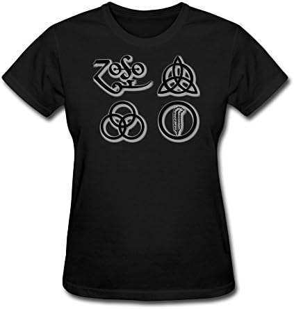 Womenâ€˜s Led Zeppelin Logo Jimmy Page Robert Plant Comfort Soft T Shirts