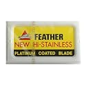 20 Feather Razor Blades NEW Hi-stainless Double Edge