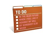 Knock Knock 6-Count Fun File Folders, 2 folders per design: To Do, To Ponder, And To File (Pack of 3)