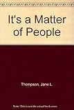 It's a matter of people