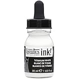 Liquitex Professional Acrylic INK! 1-oz Jar,  Titanium White