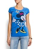 Mango Women's Mickey Mouse T-shirt, M, Porcelain Blue