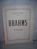 Brahms Walzer Opus 39 (piano solo) - Augener's Edition No.8065