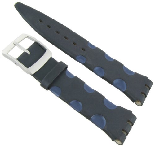 Hirsch 20mm Mens Gray For Swatch