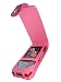 iGadgitz Pink Genuine Leather Case Cover Holder for Sony Walkman NWZ-E435, NWZ-E436 NWZ-E438 NWZE438 NWZE436 (NWZ-E435F, NWZ-E435FB, NWZ-E435FR, NWZ-E435FS, NWZ-E436F, NWZ-E436FB, NWZ-E436FR, NWZ-E436FS, NWZ-E438F, NWZ-E438FB, NWZ-E438FR, NWZ-E438FS ) E Series 2GB, 4GB & 8GB + Screen Protector