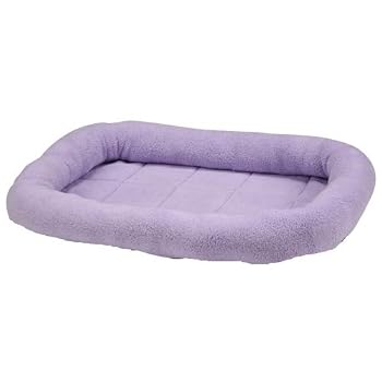 Slumber Pet Soft Terry Pet Crate Beds - Lavender, Pink or Blue