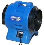 Miniveyor Air VAF-300 Vane Axial Fan with Dust and Fume Extraction, 12 Duct Diameter, 110V, 3325rpm