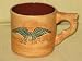 Vintage Pennsbury Pottery  Eagle & Flag  Mug