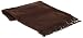 Pinzon Silky-Soft Velvet Throw, Espresso