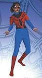Morris Costumes Spider Girl Size 11 To 14 Character Bodysuit Deluxe Spider-Jeweled Vinyl Mask