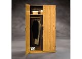Beginnings Oregon Oak Wardrobe/Storage Cabinet Oregon Oak Finish
