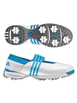 Buy Adidas Driver Lucy Ladies Golf Shoes White Blue by adidas