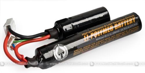 SOCOM Gear 11.1V 1000mAh. Li Po Battery ( 10C Special Nunchuck Version, AK, M16, M14, MP5)