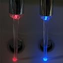Wasserhahn-Aufsatz mit LED Farbwechlser, verchromt
